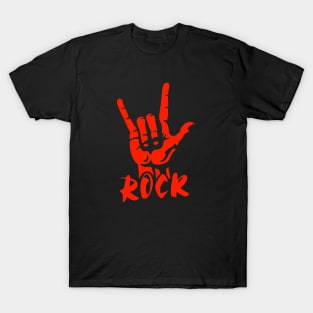 rock sign hand T-Shirt